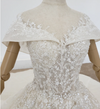 HW157 Luxury Applique sequin Wedding Gown