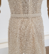 HW169 Pearl Sequin Beaded Mermaid Wedding Dresses