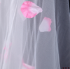 BV23 : 2 layers Pink Petals Bridal Veils