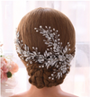 BJ176 Silver Bridal Hair Jewelry
