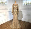 LG358 Luxury pearls beading Evening Gown with cape(3 Colors)