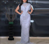 LG446 Handmade High neck beading tassel Pageant Gowns ( 3 Colors )