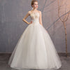 CW241 Strapless Embroidery Tulle  Wedding Gowns