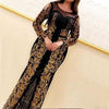 MX298 Gold sequined Party Dresses