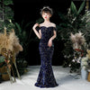 FG309 sequin mermaid Evening Gown for Girls