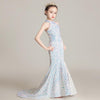FG311 Sequins mermaid Evening gown for kids