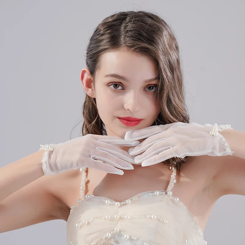 Simple Wedding Dress Gloves