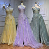 LG630 One Shoulder sequin Formal Gowns ( 3 Colors )