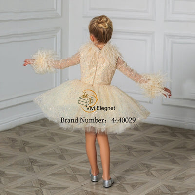 FG658 Luxurious Pageant Gown for Girls