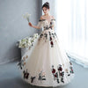 CG366 Real sample photo Off The Shoulder Prom Ball Gown