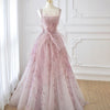 LG602 Spaghetti Straps sequin lilac Prom dress