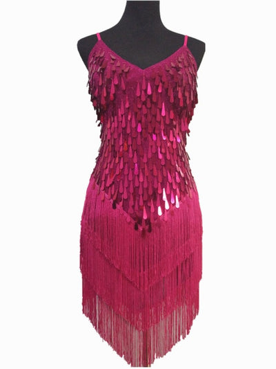 KP20 Fringe Latin dance dresses ( 8 Colors )