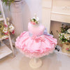 FG122 Floral cupcake ball gown Baby girl Dress