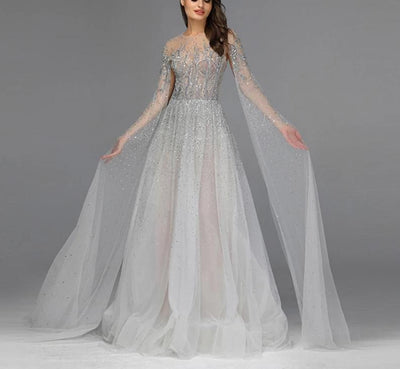 LG165 :  2 Style A-line Evening Gowns  ( 5 Colors )