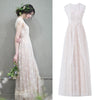 CW359 Real Photo sleeveless Champagne garden Wedding Dress