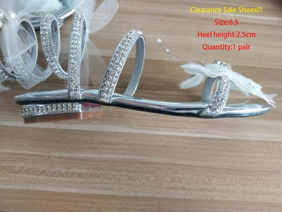 BS127 Custom color snake strap with butterfly Bridal shoes