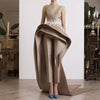 LG122 Special Design Jumsuite Evening Dress with court train