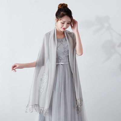WJ48 Bridal shawls ( 12 Colors )