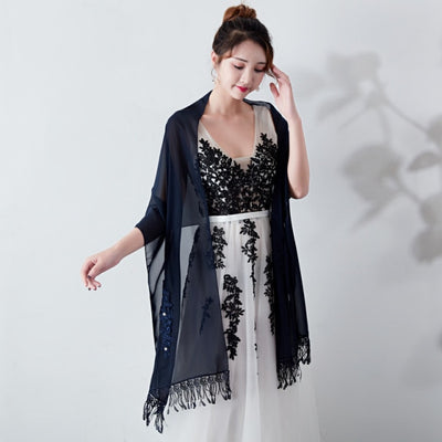 WJ48 Bridal shawls ( 12 Colors )