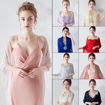 WJ48 Bridal shawls ( 12 Colors )
