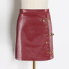 CK61 Chic High waist Leather skirts ( 3 Colors )