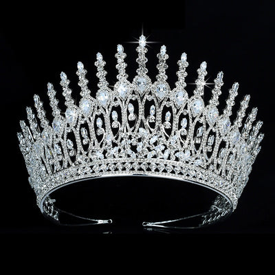 BJ378-1 Luxurious diamond Bridal Crown