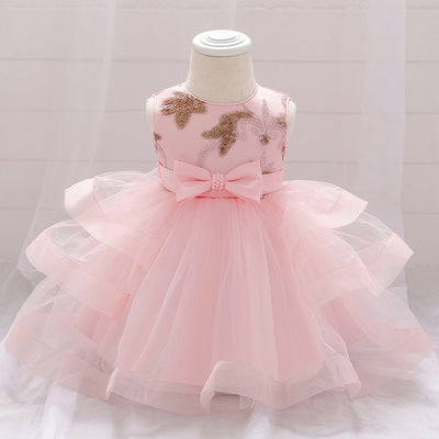 FG390 : 3 styles of Baptism Dresses (0-2 Years )