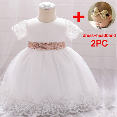 FG390 : 3 styles of Baptism Dresses (0-2 Years )