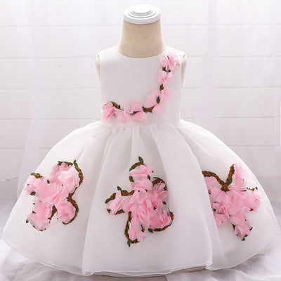 FG396 Lovely Girl dresses (0-2 yrs )_4 Colors