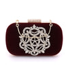 CB200 Velvet diamonds Evening Clutch purses ( 6 Colors)