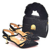CB374 Fashion party shoes , Matching bag ( 6 Colors )