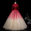 CG170 Short Sleeve High Neck Ball Gown