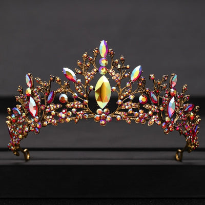 BJ388 Vintage Baroque Bridal Crowns ( 19 Styles )