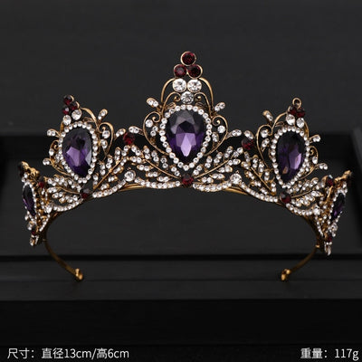 BJ388 Vintage Baroque Bridal Crowns ( 19 Styles )