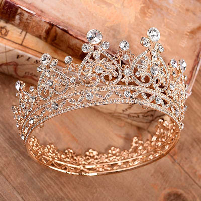 BJ214 Vintage Bridal tiara (2 Colors)