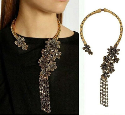 BJ183: 2 Styles fashion Open Choker Necklace