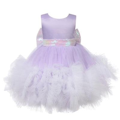 FG265 Lavender Tutu dress(12 months to 6 Yrs)