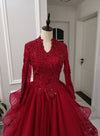 CG189 Full sleeves Quinceanera Dresses ( 8 colors )
