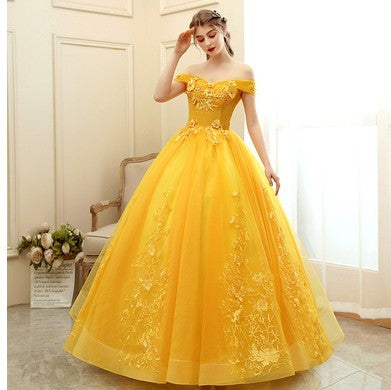 CG313 Prom Ball Gowns (6 Colors )