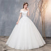 CW252 Cheap Simple Off The Shoulder Wedding Dresses