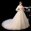 CW339 Plus size short batwing sleeve Wedding dress