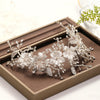BJ409 Diamond Wedding Hair Jewelry ( 2 Colors )