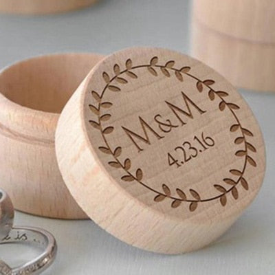 DIY163 Customize handmade wood wedding ring boxes (26 Styles )