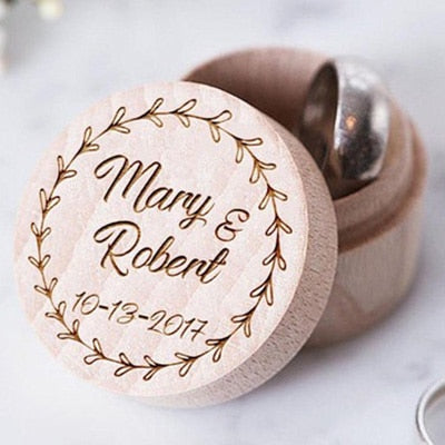 DIY163 Customize handmade wood wedding ring boxes (26 Styles )