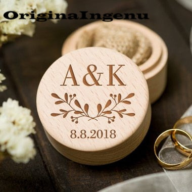 DIY163 Customize handmade wood wedding ring boxes (26 Styles )