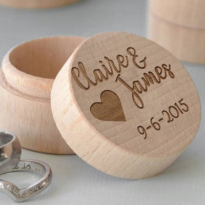 DIY163 Customize handmade wood wedding ring boxes (26 Styles )