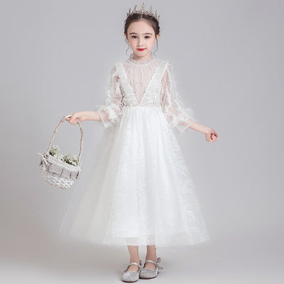 FG421 : 4 styles White Flower Girl Dresses