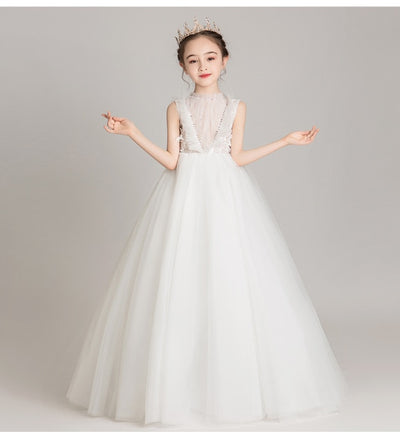 FG421 : 4 styles White Flower Girl Dresses