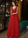 BH342 Wine Red Bridesmaid Dress