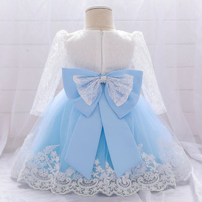 FG364 Birthday Dress For Baby Girls ( 6 Colors)